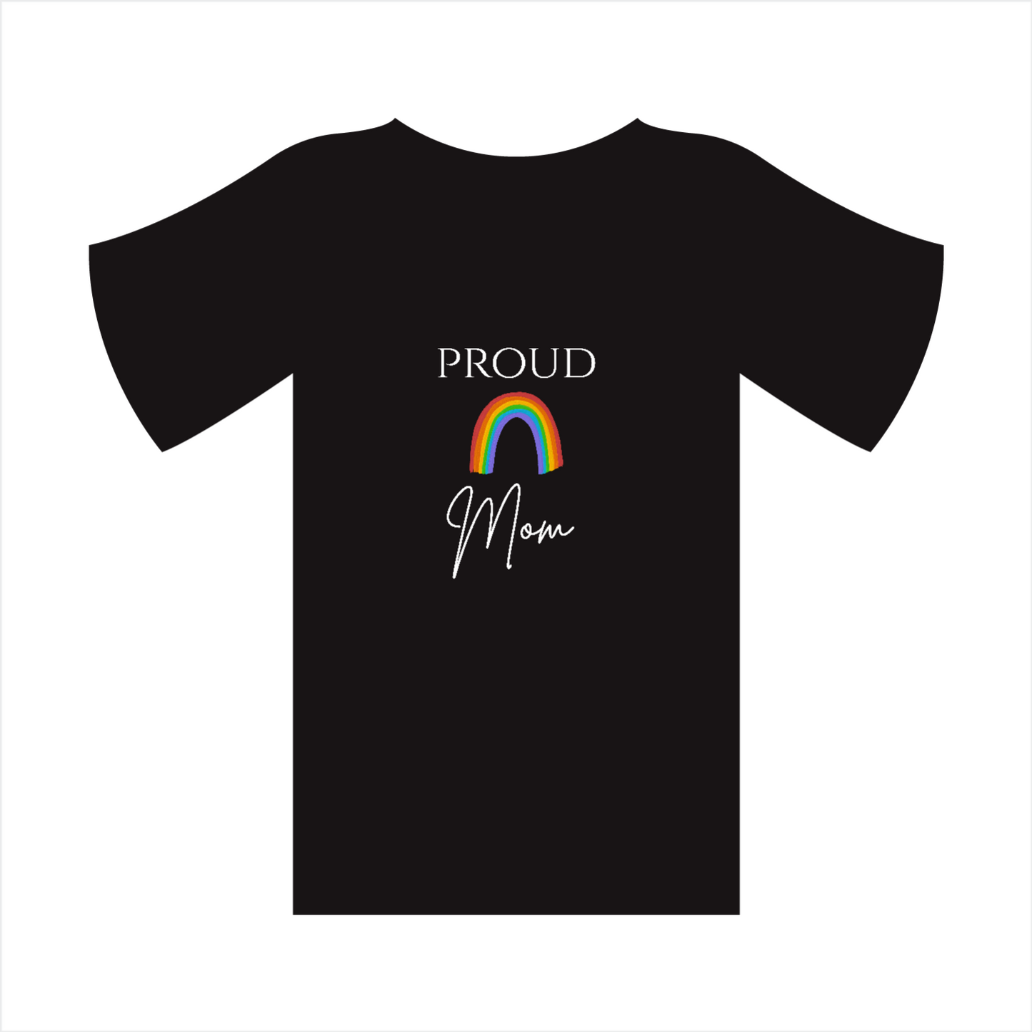 Proud Mom Rainbow
